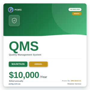 QMS MAINTAIN — Annual